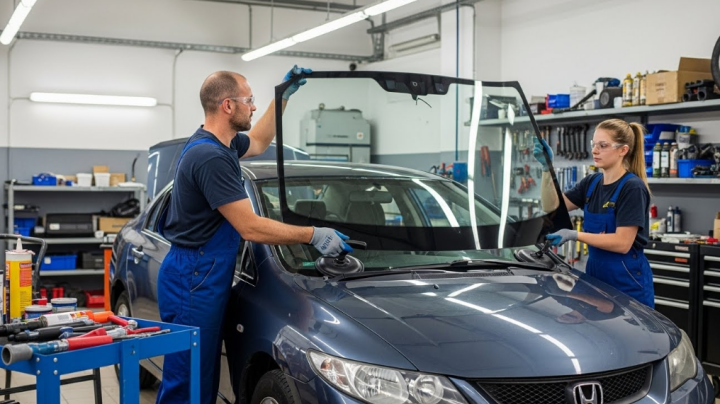 Remplacement pare-brise, Montech